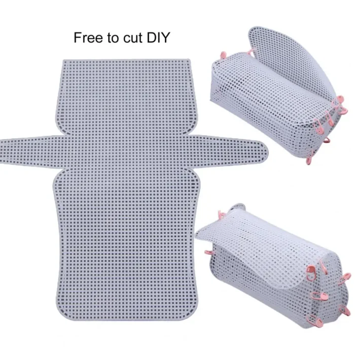 Labor Saving Cross Stitch Needlepoint Embroidery Crocheting Purse Plastic Plate Flexible Knitting Bag Canvas Sheet - Image 5