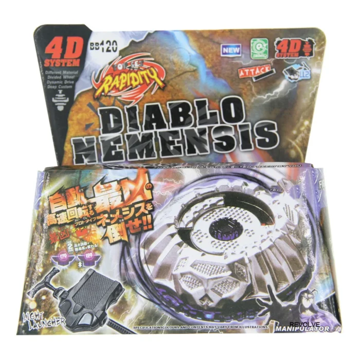 SPINNING TOP Metal Fusion Masters BB121A WING PEGASIS 90WF 4D System - STARTER SET WITH LAUNCHER Children Toys - Image 2