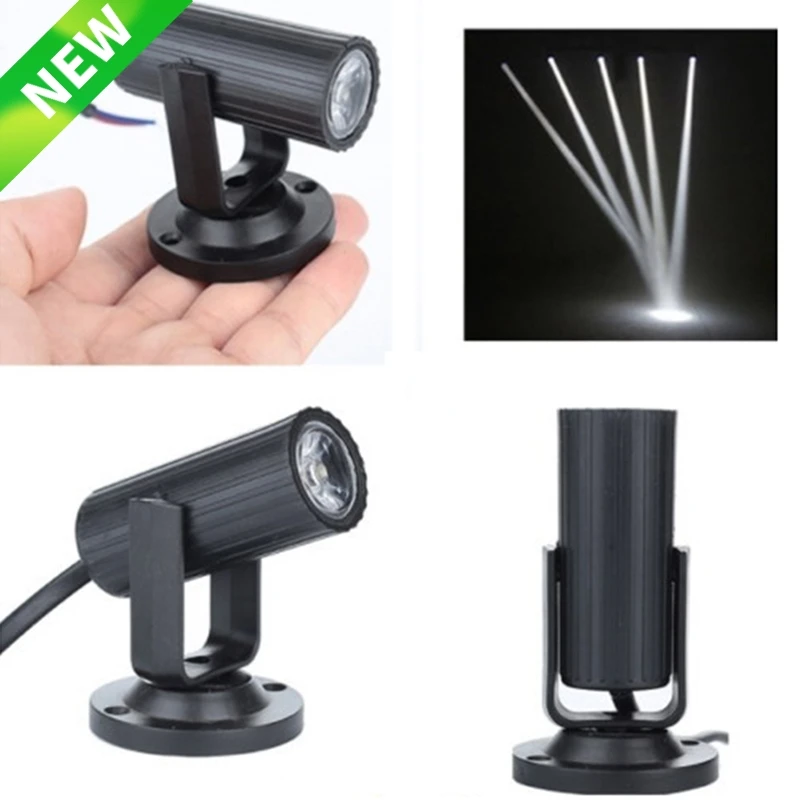kf-H9f3cf2e4a32447fcadbab2dfd46f596aD Professional 1W RGBW LED Stage Lighting Pinspot Beam Spotlight DJ DISCO Party KTV Backlight Stage Light - Image 1