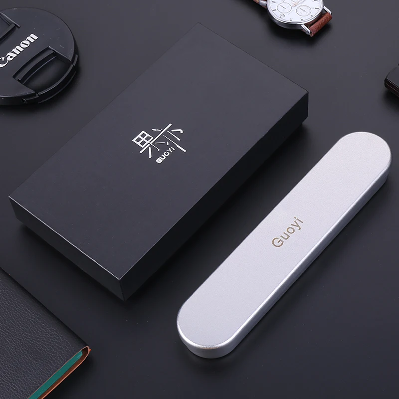 kf-Ha0692c0abcea477da5329c0bf7171823Q Guoyi A39 424 G2 Ballpoint Luxury Eenvoudige Business Examen Metal High-End Gifts Mass Customization Logo Signature Pen - Image 2