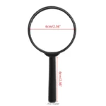 Magnifier 60mm Hand Held 5X Magnifying Loupe Reading Glass Lens - Image 2