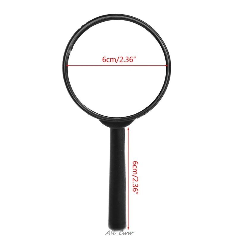 kf-Hd3c3550b51a44a14879e41b19a8ebb75J Magnifier 60mm Hand Held 5X Magnifying Loupe Reading Glass Lens - Image 2