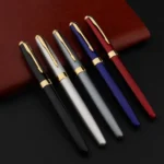 High Quality Metal 388 Fountain Pen Business Black Golden Student Stationery Office School Supplies Gift Ink Pens - Image 3