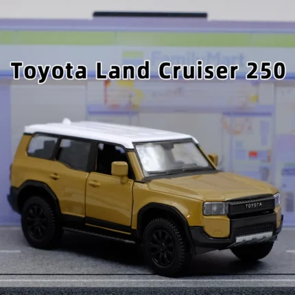 RMZ CITY Toyota Land Cruiser 250 Off-Road Vehicle Alloy Diecast Car Model Toy With Pull Back For Children Gifts Toy Collection