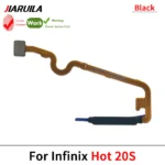 Home Button For Infinix Hot 20 4G 5G 20S Note 10 693 Fingerprint Sensor Home Return Key Menu Power Button Flex Ribbon Cable - Image 4