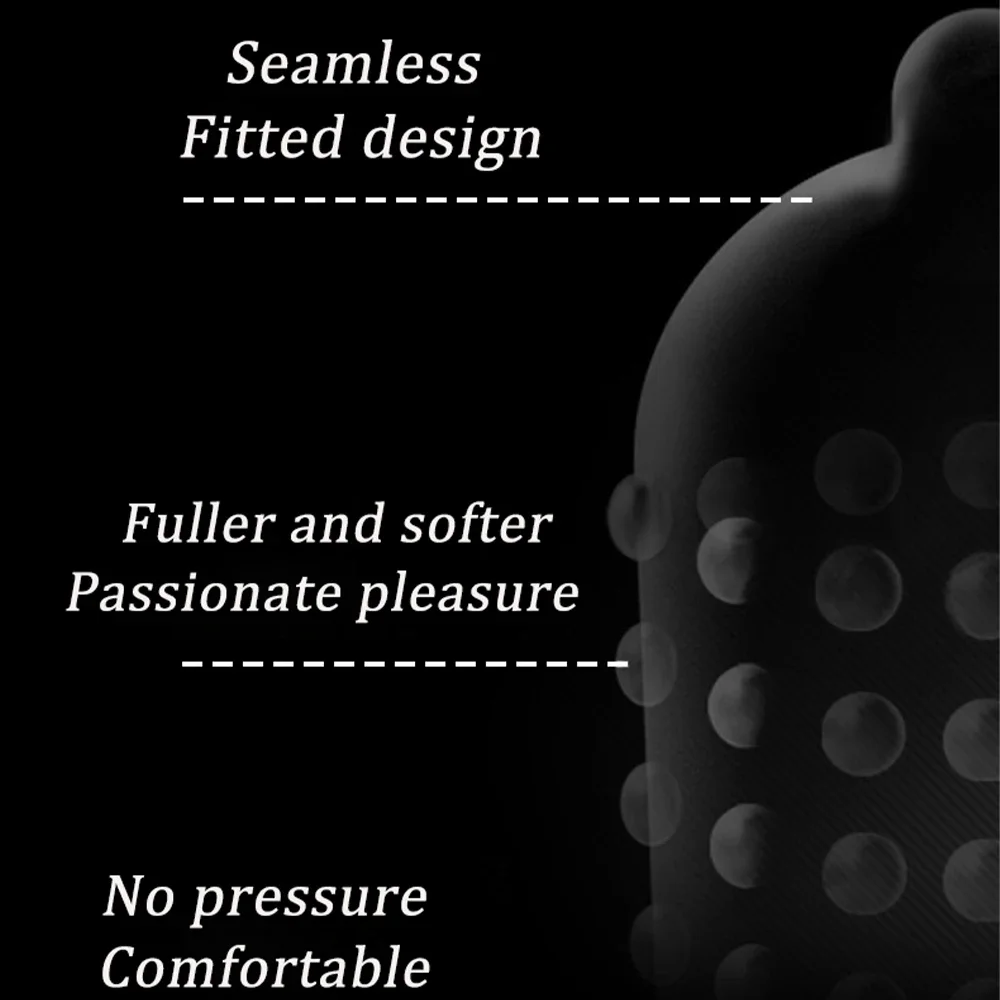 kf-S024257f0950648ba9bb156038b71bef12 12PCS Big Dots Condoms for Men Delay Ejaculation G Spot Dotted Ribbed Penis Sleeve Natural Latex Condom Sex Toys Preservatif - Image 6