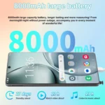 HOT 2025 new C40 Pro original intelligent 4G 5G dual card dual standby 108MP 8000mAh battery Android 14 system global version - Image 4