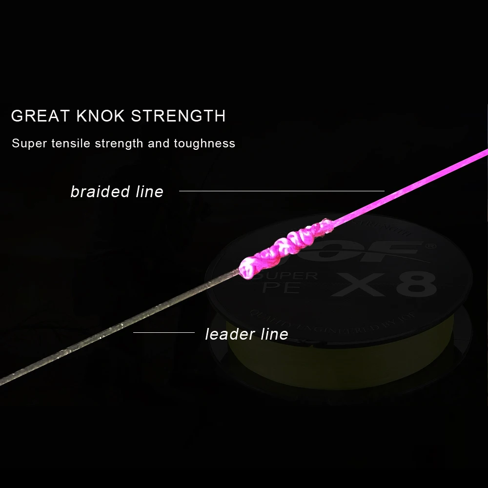 kf-S06b57f4feefe4521a0f85b895e3a4c4f5 JOF 8 Strands 1000M 500M 300M Carp Fishing Line Braided PE Multifilament X8 Threads Weaves 20-100LB Peche Accessoire - Image 3