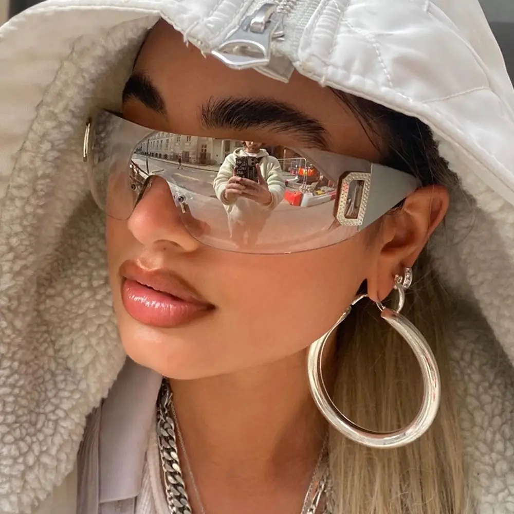 kf-S0b21f5a3312a4e4b87a0839e76f14864R Luxury Y2K One Piece Sunglasses Women Brand Designer New Punk Sports Sun Glasses Men Goggle Shades UV400 Fashion Letter Eyewear - Image 1