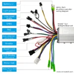 Ebike Brushless Motor Controller 500W 22A 36V 48V with S866 LCD Color Display Set for Electric Mountain Bike Scooter Accessories - Image 5