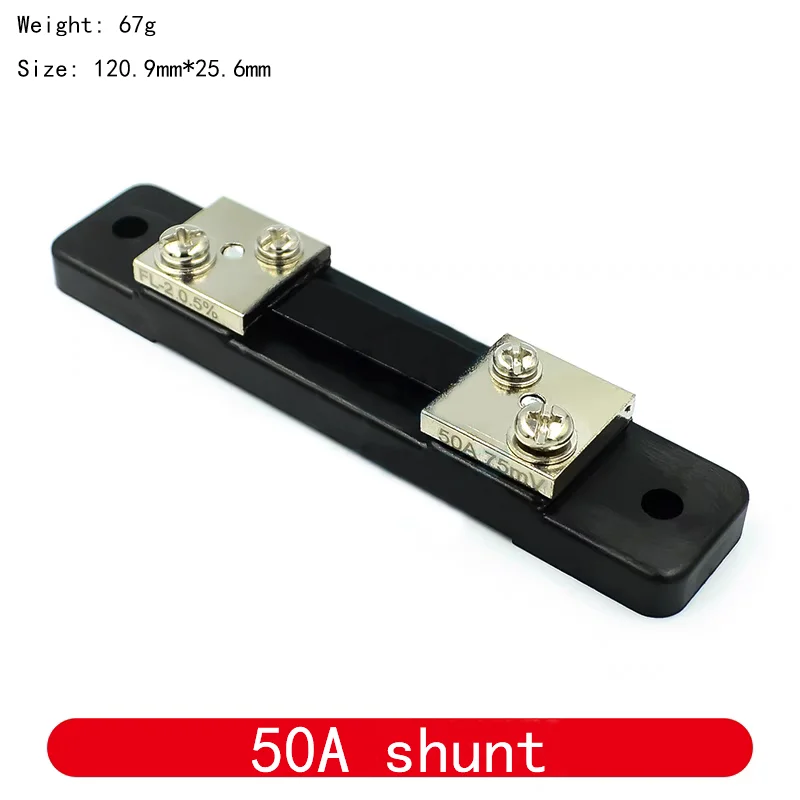 kf-S10fee290315d4031a2e83f187cf7a5d4v DC0-100V1A 10A 50A 100A LED DC dual display digital ammeter and voltmeter digital meter head - Image 4