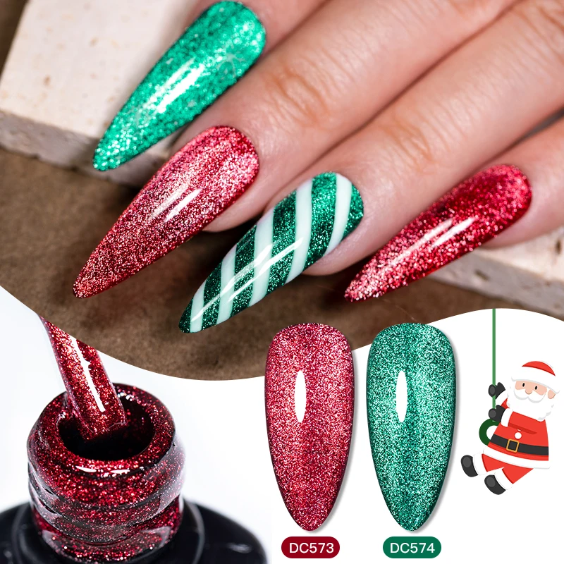 kf-S114c67a610ca4804b8ebe365f37158052 MTSSII 7ml Super Shine Wide Cat Magnetic Gel Nail Polish Christmas Red Green Semi Permanent UV Gel Soak Off Nail Art Varnish - Image 5