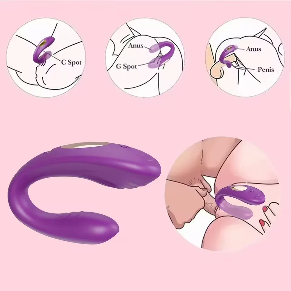 kf-S1a555f9dca6445b498ef86321f741ffeB Erotic Wireless Remote Control Clitoris Vibrator U Shape Dildo G Spot Clitoris Stimulat Vibrator Sex Toy for Women Adult Couples - Image 1