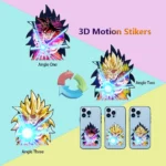 Anime Mini Motion Stickers One Piece Dragon Ball Z Waterproof Self-adhesive Stickers for Water Bottle,Phone case,Cup,Etc. - Image 4
