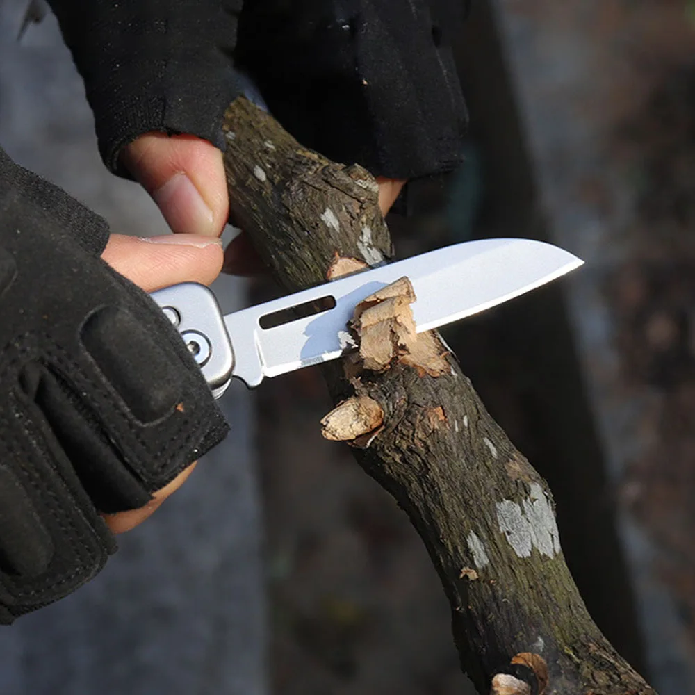 kf-S1e9513bf32794ddfb1df88377a2fcba2S 14-in-1 EDC Multitool Scissors Outdoor Camping Gear and Equipment Gadgets For Men Portable Survival Tools with Knife Screwdriver - Image 4