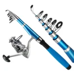 For Sea Beach & Outdoor Fishing Ultra Short Telescopic Fiberglass Fishing Rod Compact Retracted 42.5cm/44cm