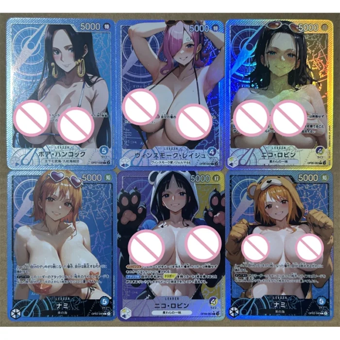 Anime One Piece Characters Hancock Nami Robin Yamato Uta Reiju Vivi Perona Rebecca Diy Collection Cards Christmas Birthday Gifts - Image 3