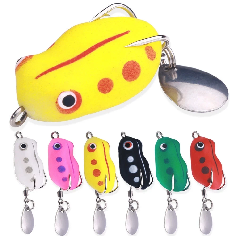 kf-S23820edadcad4449b5128db0f37284dcR 1pcs Luya Frog Little Black Fish 3cm 3.7g False Bait - Image 1