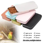 1 Pc Bird Feeding Handheld Feeder Mini Feeding Box Multiple Colors Bird Training Food Jar Bird Growth Training Interactive Toy - Image 3