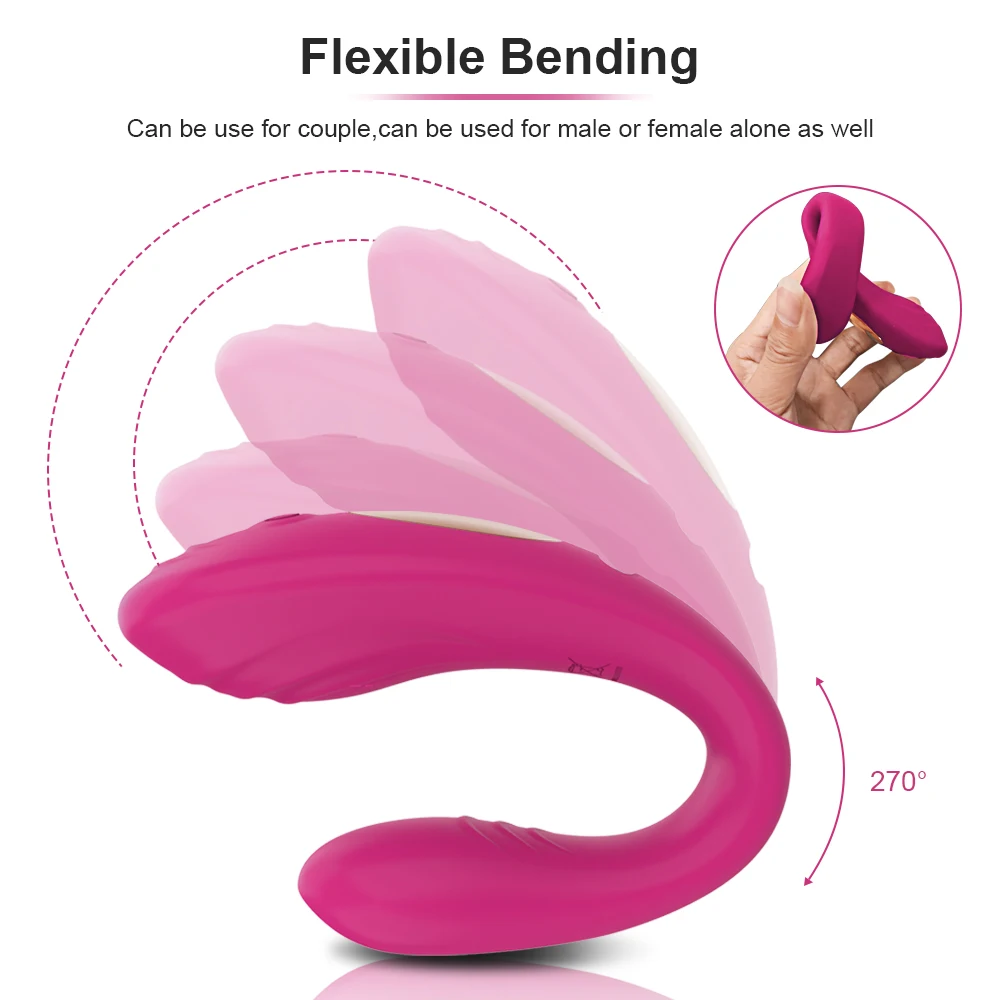 kf-S27254973855c41b48fff76fdfeb35cbau Erotic Wireless Remote Control Clitoris Vibrator U Shape Dildo G Spot Clitoris Stimulat Vibrator Sex Toy for Women Adult Couples - Image 4