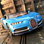 1:32 Bugatti Chiron alloy car model has simulated sound and lighting functions, rich details, fine workmanship, and good quality - Image 2