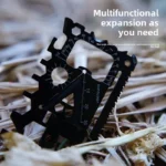 Outdoor Portable 18 in 1 Pocket Card Knife Wildlife Survival Equipment Lifesaving Card Multi purpose and Multi functional Tool - Image 4