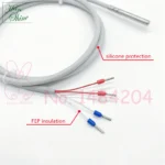 Pt100 / PT1000 Class A Temperature Sensor -50 ~ 260°C 6mm * 50mm Resistant Probe 4 Wire 1.5m Silicone Cable Waterproof Oil Proof - Image 3