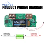 22.5W Fast Charging Digital Display Power Bank Mainboard TFT Color Screen DIY Module Supports PD QC SCP VOOC for Mobile Devices - Image 6