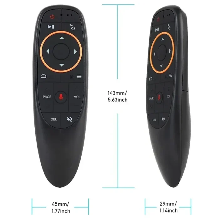 G10S Air Mouse Voice Remote Control 2.4G Wireless Gyroscope IR Learning for H96 MAX X88 PRO Android TV Box HK1 - Image 3