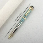 Luxury Mesh Carving Metal Ballpoint Pens School Business Office Signature Roller Pen Writing Student Stationery Supplies - Image 2