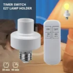 Wireless Remote Control Lamp Holder Timer Switch LED Light Bulb Socket E27 Long Distance 110V 220V for Downlight Pendant Pendant