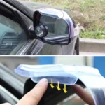 2x Air Drying Style Universal Car Rearview Mirror Rain Eyebrow reflector reverse mirror ventilation Rain Guard Auto Accessories - Image 3