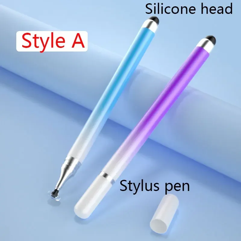 kf-S43d4cd8c098a4fed89d5f64434c18f65t 2 in 1 For Iphone Samsung Universal Screen Pencil Stylus Pen for Cellphone Tablet Capacitive Touch Pencil stylus pen caneta para - Image 4