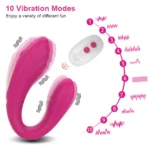 Erotic Wireless Remote Control Clitoris Vibrator U Shape Dildo G Spot Clitoris Stimulat Vibrator Sex Toy for Women Adult Couples - Image 2