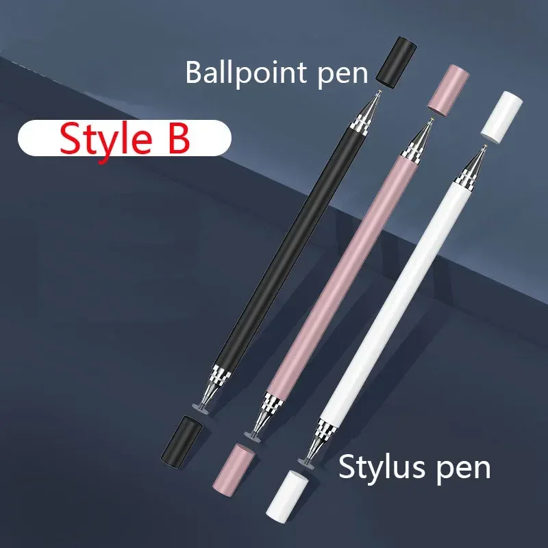 kf-S483cceb22ef44958868c69dfc84d7ac7r 2 in 1 For Iphone Samsung Universal Screen Pencil Stylus Pen for Cellphone Tablet Capacitive Touch Pencil stylus pen caneta para - Image 5
