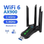 WiFi 6 AX900 USB Adapter Bluetooth 5.4 Dual Band Antennas 2.4G 5G WiFi6 Network Card Wireless Receiver Driver Free for WIN 10 11 - Image 2
