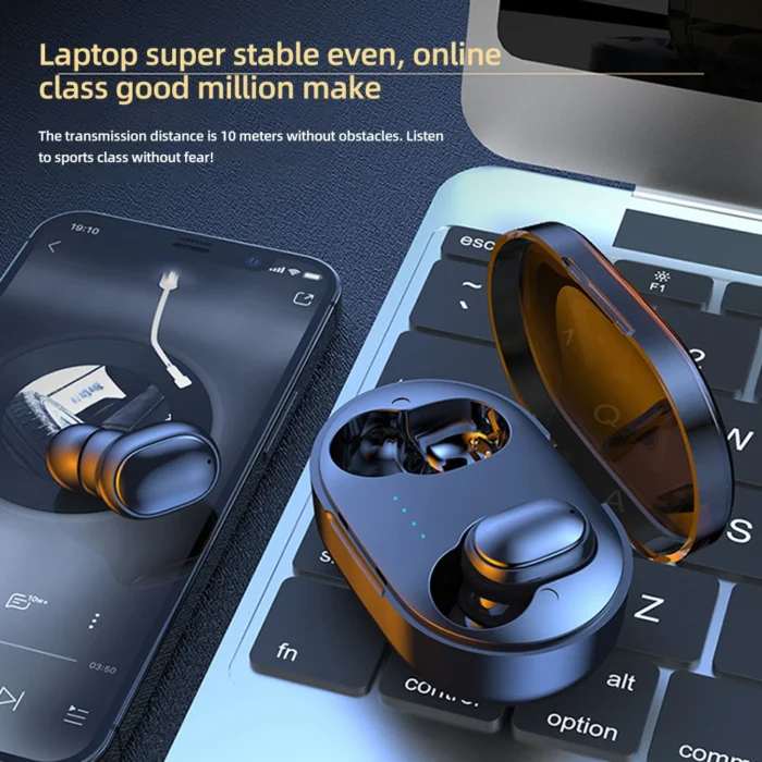 TWS A6S Bluetooth Earphones Wireless Headset IPX5 Waterproof Deep Bass Earbuds True Wireless Stereo Headphones Sport Earphones - Image 3
