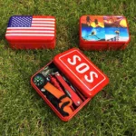 Portable Outdoor Tools Equipment Box Survival Gear Case Emergency Safety Kit Wire Saw Folding Compass Flashlight Fire - Image 4