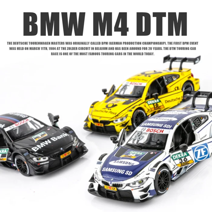 1:32 BMW M4 RS5 C63 Collection Metal Die-cast Simulation Model Cars Toys Alloy Model - Image 4