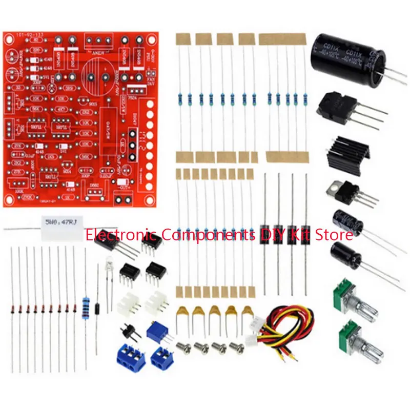 kf-S519138ce743d4a1da2e746376d07db367 0-30V 2mA-3A DC Regulated Power Supply DIY Kit Continuously Adjustable Current Limiting Protection Voltage Regulator Set - Image 2