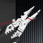 21 in 1 Wire Stripping Pliers Bent Non Slip Handle Electrician Hand Tools Multitool Adjustable Automatic Stripper Tool - Image 2