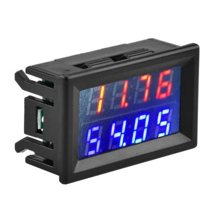 DC 0~100V/200V LED Digital Voltmeter Ammeter Car Motocycle Voltage Current Meter Volt Detector Tester 10A/50A/100A with Shunt