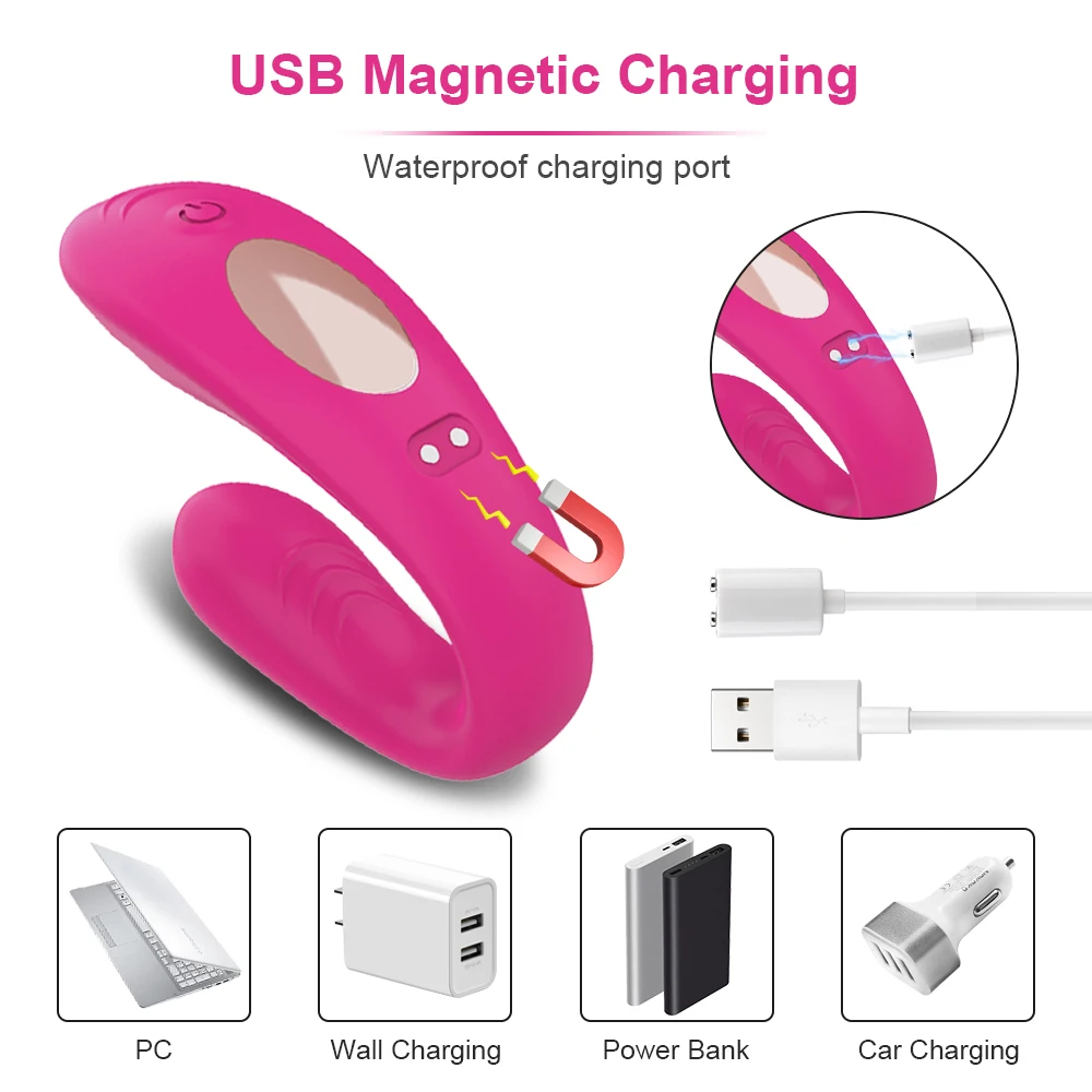 kf-S53235411cb264866b225760da1e37a92b Erotic Wireless Remote Control Clitoris Vibrator U Shape Dildo G Spot Clitoris Stimulat Vibrator Sex Toy for Women Adult Couples - Image 5