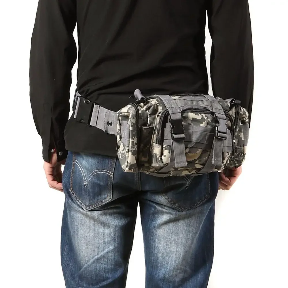 kf-S5380736e6554424eac3f166eb09dfcf7L Camouflage Tactical Sling Bag Outdoor Shoulder Fishing Waist Pack for Cycling Lure Camera Gear Multi Purpose Tool Handbag Men - Image 6