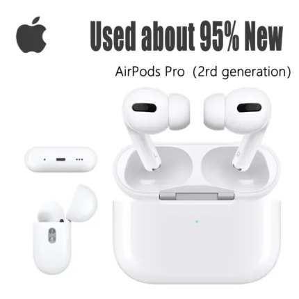 Original Apple Airpods Pro 2 3 4 Wireless Bluetooth Earbuds Active Noise Cancellation with Charging Case for IPhone iPad