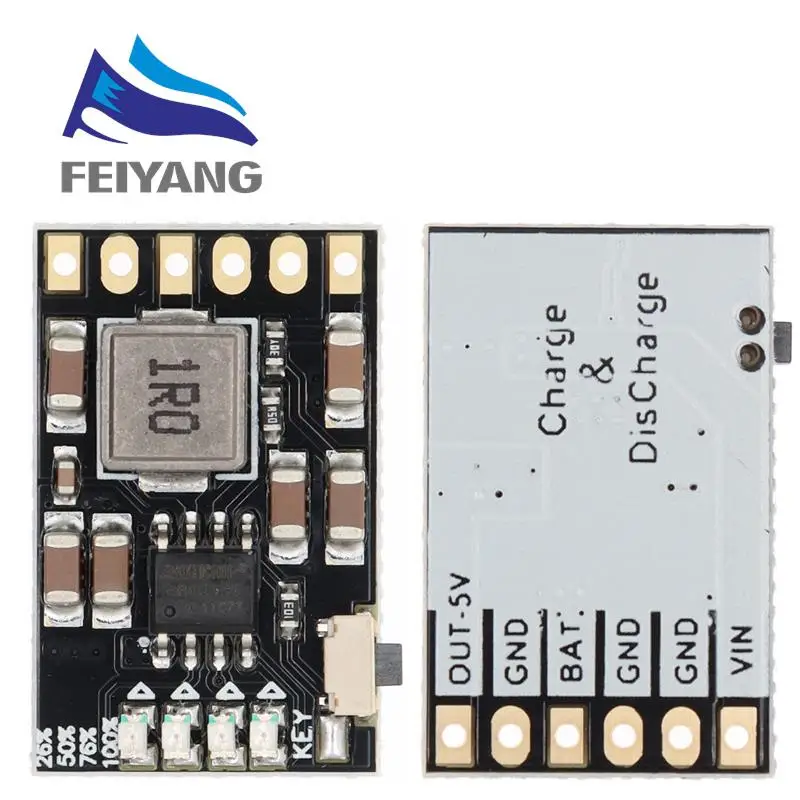 kf-S5d8fc5ab94a54dd28734cea4fe9c1069E MH-CD42 DC 5V 2.1A Mobile Power Diy Board 4.2V Charge/Discharge(boost)/battery protection/indicator module 3.7V lithium 18650 - Image 1