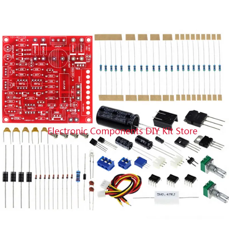 kf-S5e881aa6e1d2411289b11e79f4a725e82 0-30V 2mA-3A DC Regulated Power Supply DIY Kit Continuously Adjustable Current Limiting Protection Voltage Regulator Set - Image 3