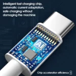 120W 4 Port USB Type C Charger Fast Charging Data Cable USB Phone Charger Adapter for Samsung IPhone Xiaomi Huawei Wall Charger - Image 3
