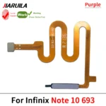 Home Button For Infinix Hot 20 4G 5G 20S Note 10 693 Fingerprint Sensor Home Return Key Menu Power Button Flex Ribbon Cable - Image 6