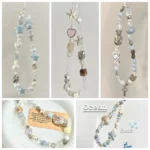 Star Pearl Beaded Phone Chain Phone Charms Hanging Cord Phone Strap Anti-Lost Wrist Strap Mobile Lanyard Phone Pendant - Image 3